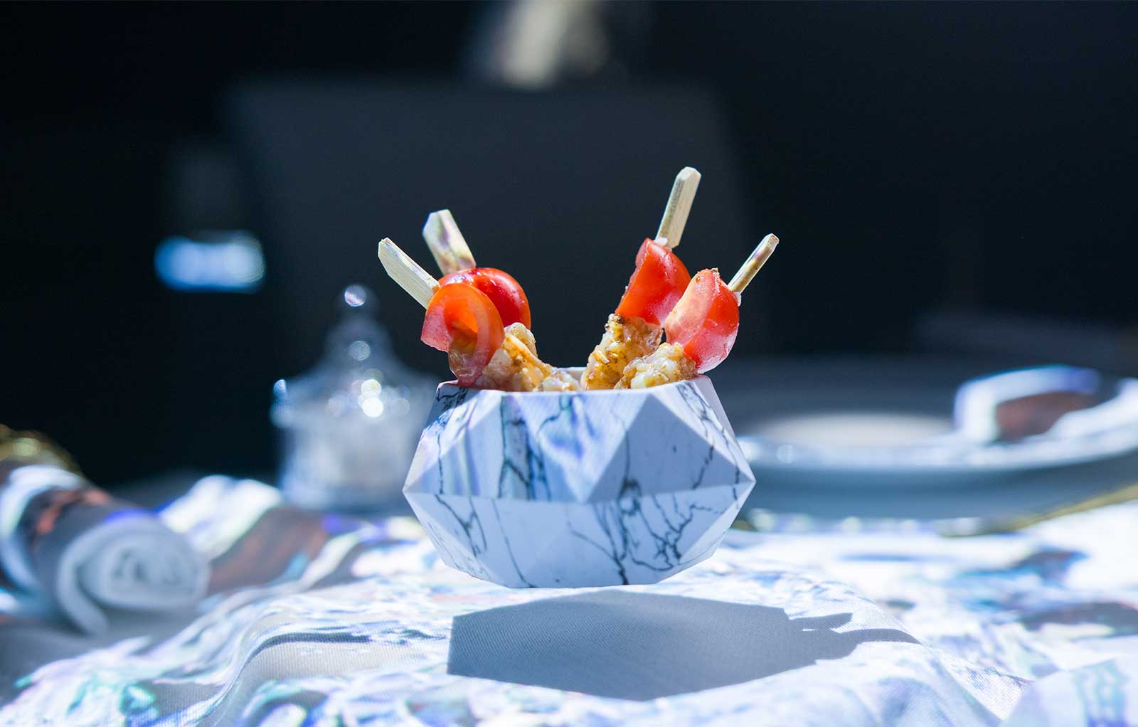 A multisensory course at 4 Elements Dinnershow